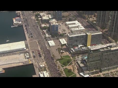 ‘No Kings’ | More than 20,000 march in downtown San Diego