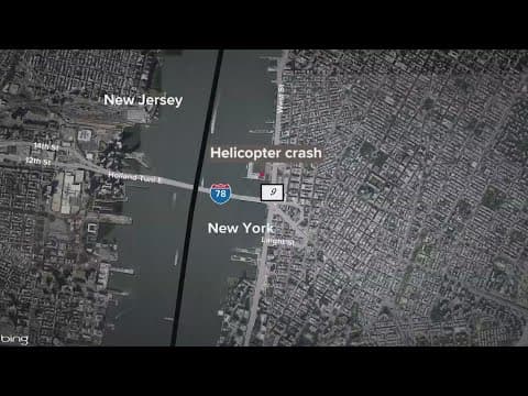 NBC News: 4 people were on board helicopter that crashed in Hudson River