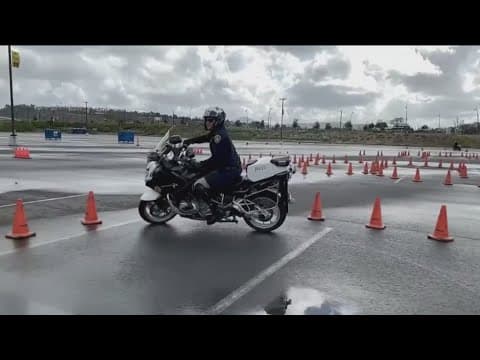 San Diego officer makes history as department's first amputee motorcycle officer