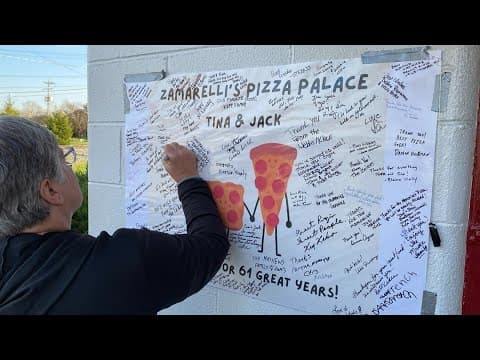 Grove City residents say final goodbye to beloved pizza shop after 61 years