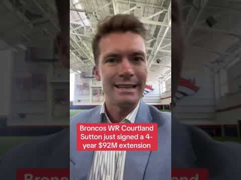 Courtland Sutton secures $92M deal with Broncos