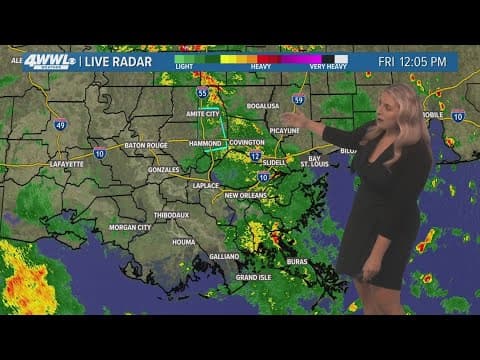 New Orleans Weather: Rounds of rain and storms on Labor Day Weekend