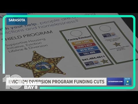 Families face eviction in Sarasota after program funding cuts