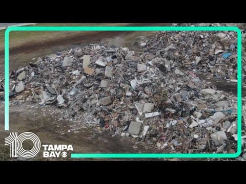 Storm debris collection ending in Sarasota