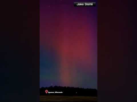 The aurora danced and dazzled its way across the sky Thursday night in many parts of the U.S.