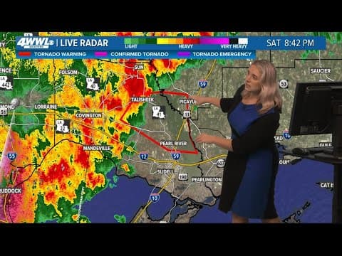 Weather Impact Alert: Tornado Warning, Tornado Watch  in Southeast Louisiana