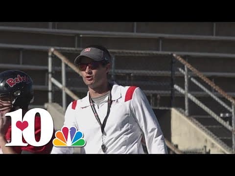 Maryville Head Coach Derek Hunt is a lifelong Red Rebel