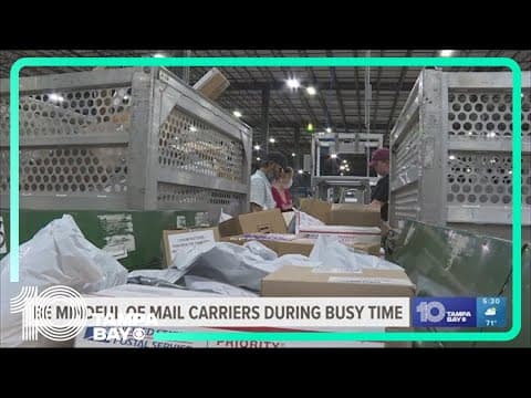 Mail carrier safety at top of mind during busy holiday stretch