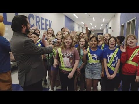 Cool Schools: Dancing it out with Ollie the Otter and the Mill Creek safety patrol squad!