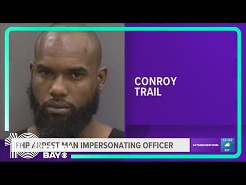 FHP: Man drove SUV with fake police lights and had fake badges in possession