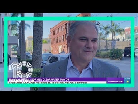 Former Clearwater Mayor Frank Hibbard following his resignation: 'The show will go on'