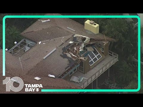 Clearwater homes damaged following overnight tornado