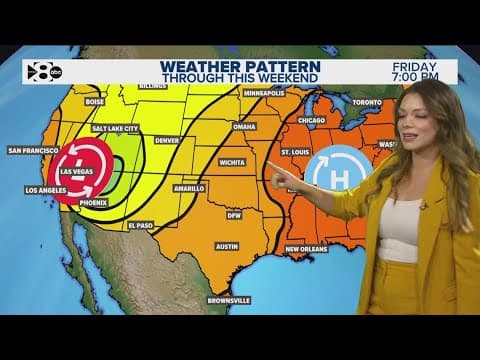 DFW Weather: Highs in the 90s today but temperatures will cool tomorrow