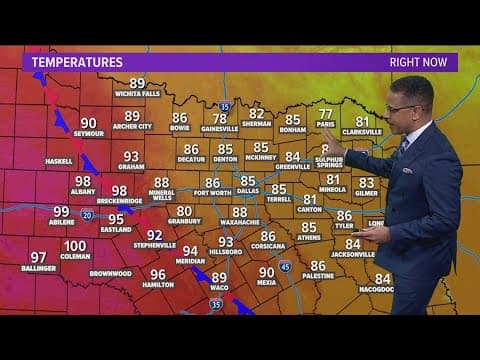 DFW Weather: Temperatures drop below triple digits, but excessive heat warnings remain for some