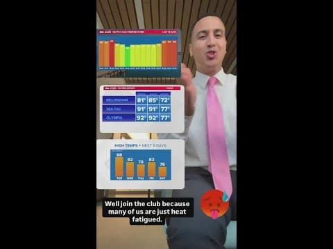 One more hot day Tuesday after Monday's record heat