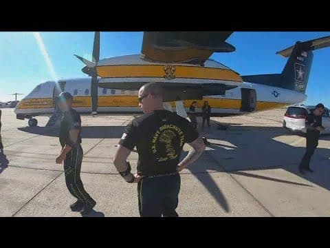 Flying with the Golden Knights before the Miramar Air Show | An inside look