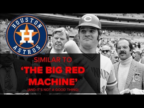 Extra Bases: Why the Astros rival the 'Big Red Machine' when it comes to draft mistakes