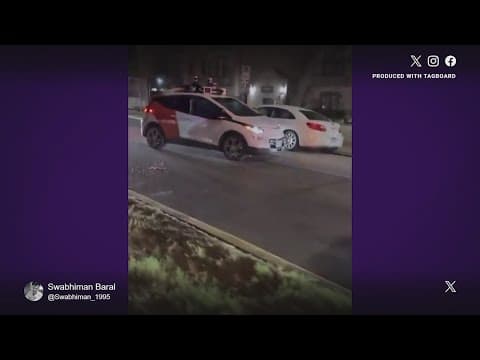 VERIFY: Yes, video of Cruise self-driving vehicles blocking Austin roads is real