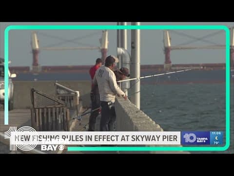 New fishing regulations take effect on Sunshine Skyway Pier
