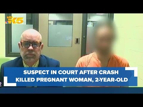 Court docs: Suspect said 'I just killed someone' moments after crash that killed pregnant woman, 2-y