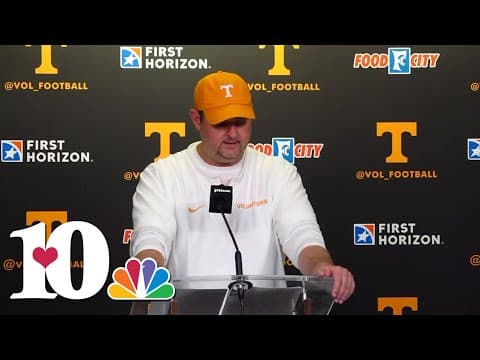 Josh Heupel speaks after No. 7 Tennessee dominates Kent State, 71-0