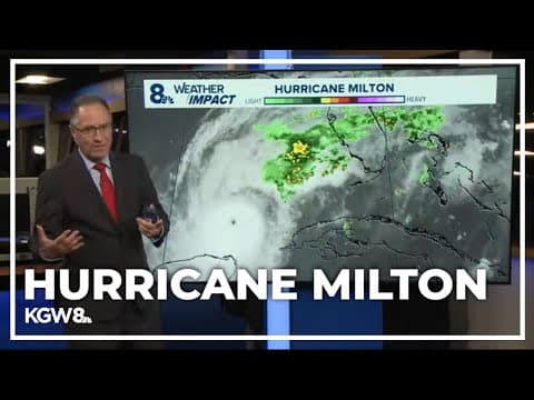 Hurricane Milton expected to make landfall Wednesday night in Florida
