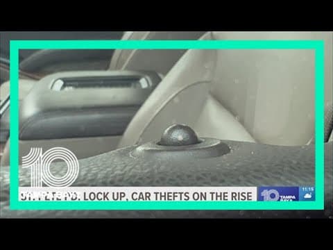 Lock up, car thefts are on the rise, St. Pete police say