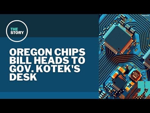 Oregon semiconductor bill sails through state House, heads to governor’s desk