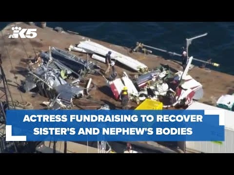 Actress Megan Hilty fundraising to recover bodies of sister and nephew killed in floatplane crash