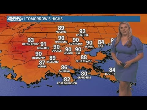 New Orleans Weather: Warm Thursday and Friday, even hotter Memorial Day weekend
