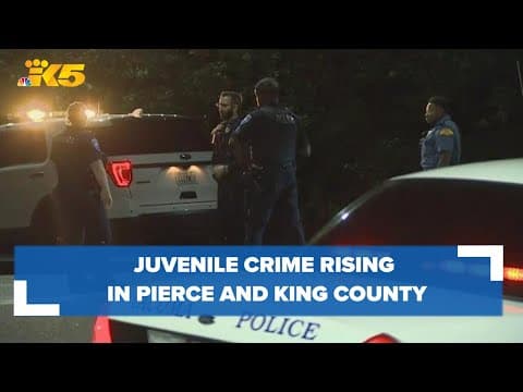 Teens suspected of shooting Tacoma police officer highlights rise in juvenile crime