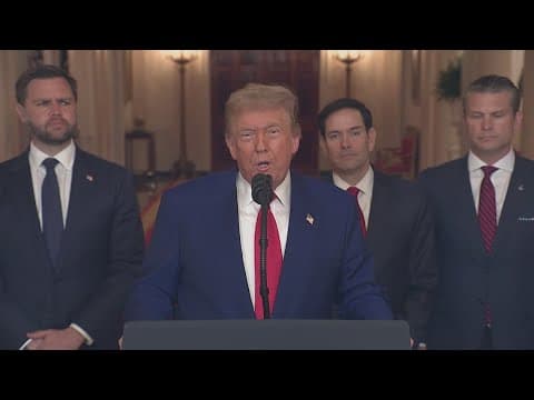 US attacks three nuclear sites in Iran, President Trump says