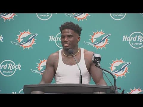 Miami Dolphins' Tyreek Hill says he could've handled traffic stop better, still wants officer fired