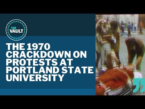 Police descend on Portland State University students protesting Vietnam War | KGW Vault