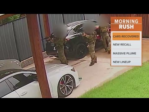 Police recover luxury cars in car theft ring