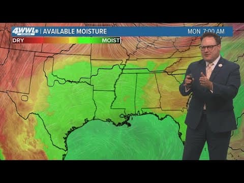 New Orleans Weather: More heat and humidity with increased chance for rain