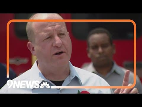 Governor Polis speaks about state response to wildfires burning across front range