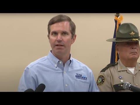 Watch Live: Gov. Beshear provides latest update on severe weather conditions in Kentucky