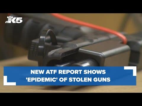 ATF report shows 'epidemic' of stolen guns, legally bought guns used in crimes more quickly