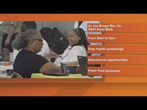 Free health screenings, food, education opportunities at Joe Brown Rec Center in New Orleans