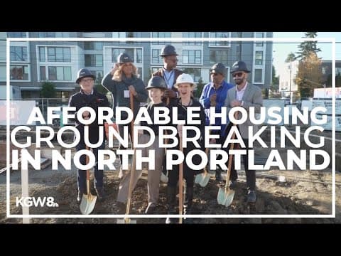 Affordable housing project breaks ground in North Portland