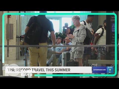 Tampa International Airport expected a record travel season starting with Memorial Day weekend