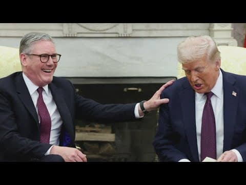 Trump hosts UK prime minister at White House for critical talks on Ukraine