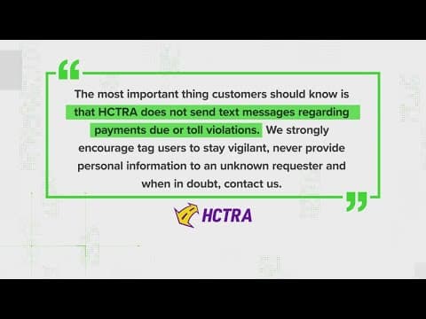 Verify: Is the toll road text a scam?