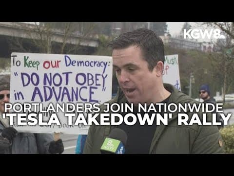 Oregonians ramp up resistance against Elon Musk, DOGE