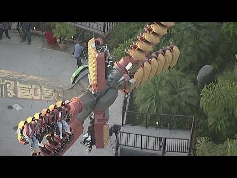 Ride leaves people dangling for hours at Knott's Berry Farm