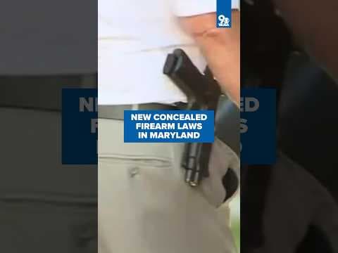 New concealed firearm laws in Maryland