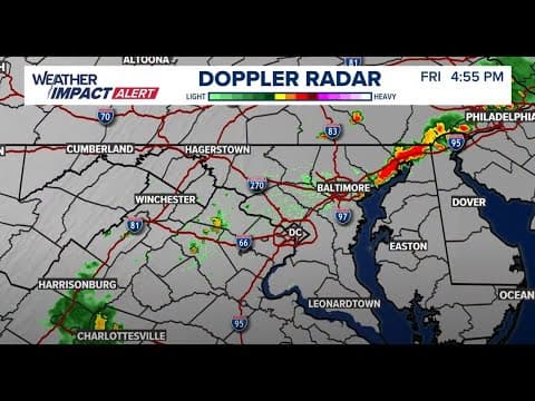 LIVE: Tracking Summer Storms in the DC region | WUSA9 Weather Impact Radar