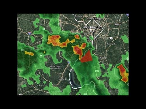 LIVE: Tornado Warning in Charles County
