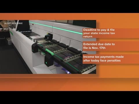 Deadline to file state income tax return